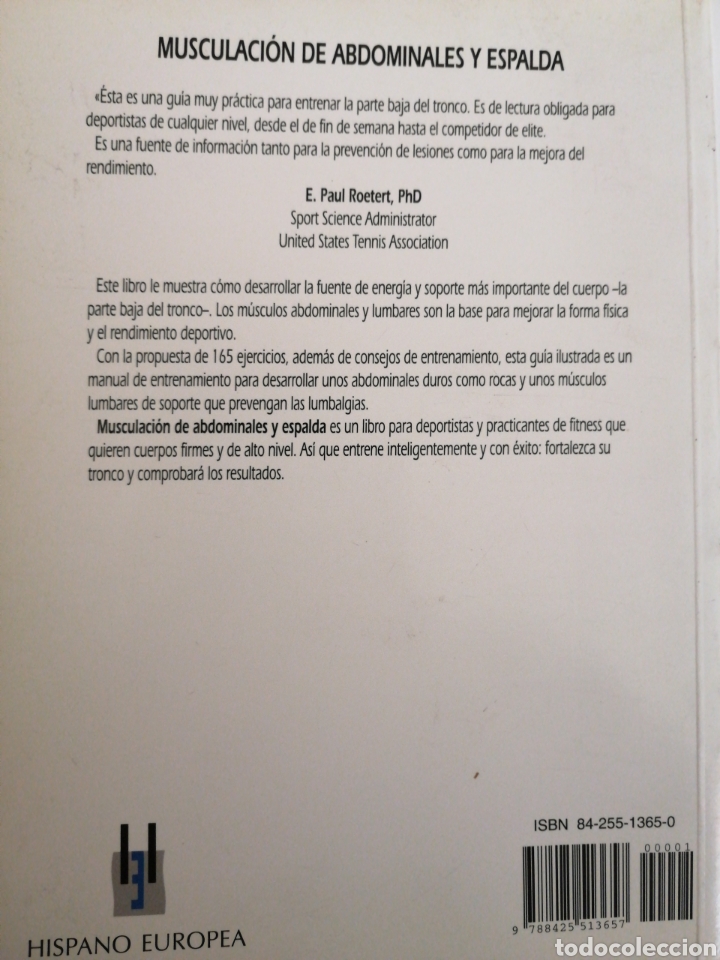 Libros: Musculacii&oacute;n de Abdominales y Espalda. 165 ejercicios - Foto 2