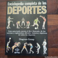 Libros: ENCICLOPEDIA COMPLETA DE LOS DEPORTES DIAGRAM GROUP EDAF. Lote 338490253
