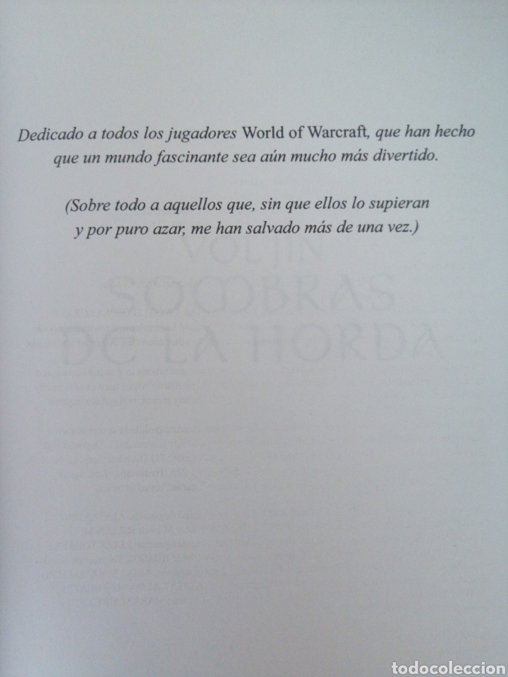 Libros: VOLJIN Sombras de la horda - Foto 4