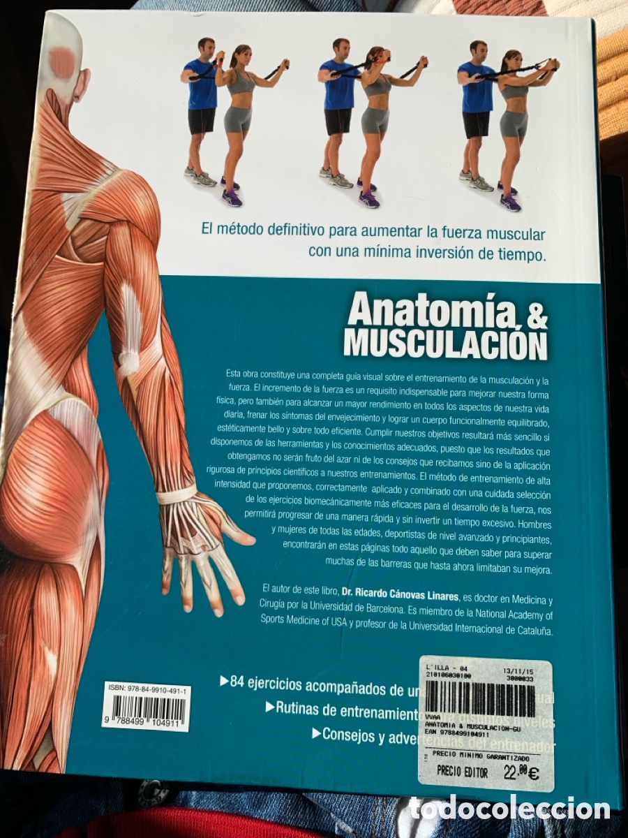 Libros: ANATOMIA Y MUSCULACION GUIA VISUAL COMPLETA - Foto 2