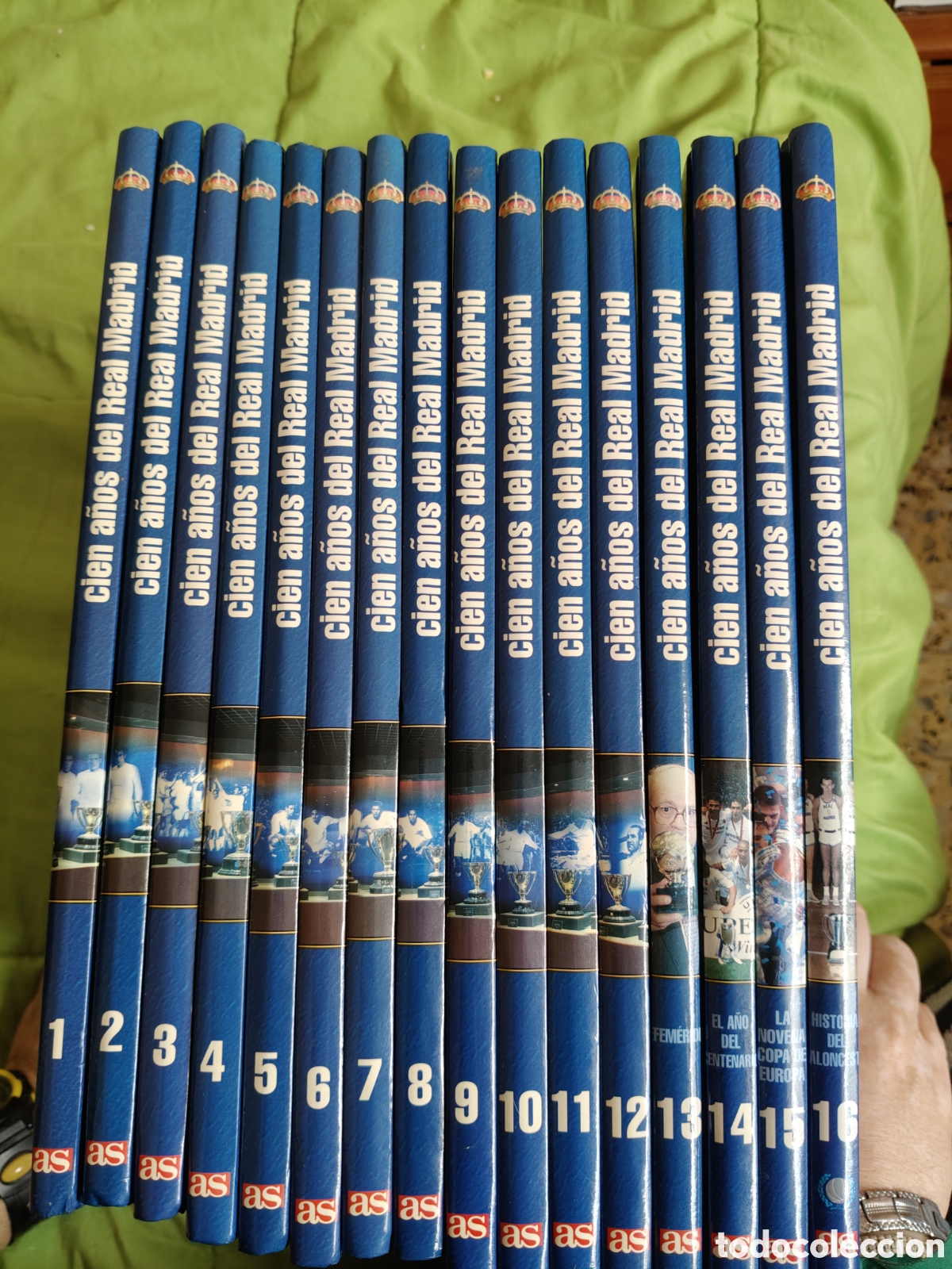 Libros: IMPECABLE! Colecci&oacute;n completa 16 tomos Centenario Real Madrid