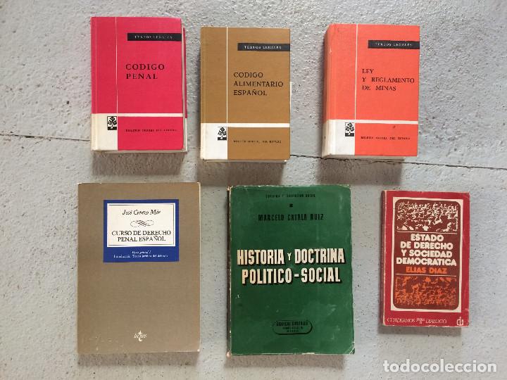 Libros: Lote 6 libros de ley y derecho. - Foto 1