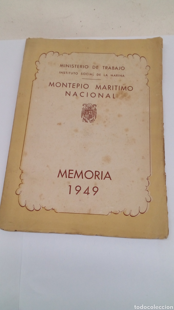 Libros: Libro Montepio maritimo Nacional 1949 - Foto 1