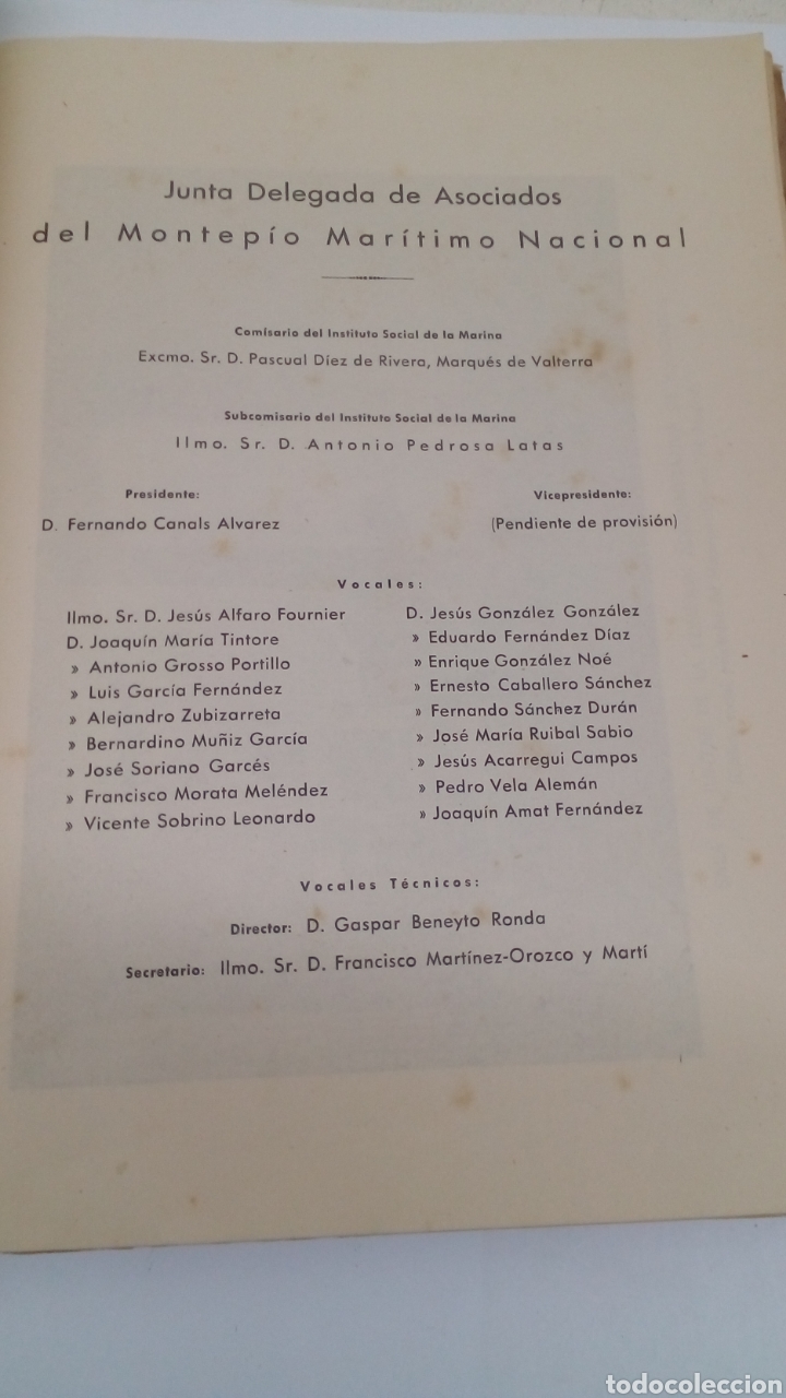 Libros: Libro Montepio maritimo Nacional 1949 - Foto 6