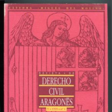 Libros: REVISTA DE DERECHO CIVIL ARAGONÉS. AÑO V, NÚMERO 1. 1999.. Lote 176552175
