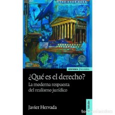 Libros: ¿QUÉ ES EL DERECHO? (JAVIER HERVADA) EUNSA 2011. Lote 199493307