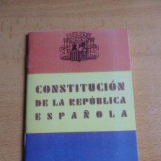 Libri: FACSÍMIL CONSTITUCIÓN REPÚBLICA ESPAÑOLA. 1931