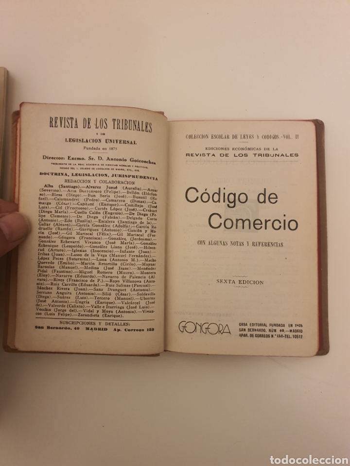Libros: codigo comercio gongora - Foto 2