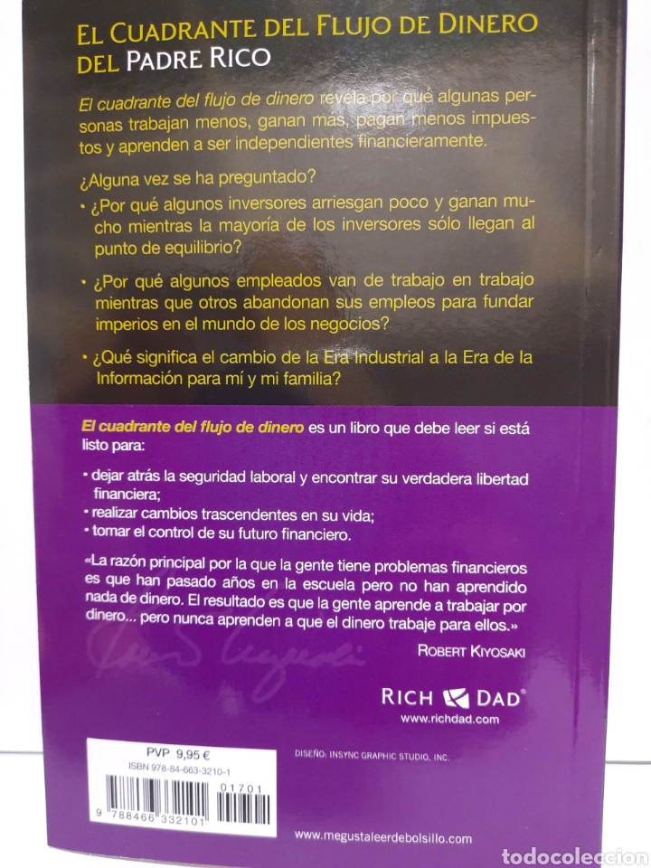 Libros: El cuadrante del flujo del dinero - Foto 2