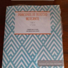 Libros: PRINCIPIOS DE DERECHO MERCANTIL . TOMO II. FERNANDO SÁNCHEZ CALERO. Lote 310077943