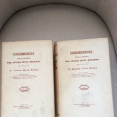 Libri: CONCORDANCIAS , MOTIVOS Y COMENTARIOS DEL CODICO CIVIL ESPAÑOL. FLORENCIO GARCIA GOYENA.