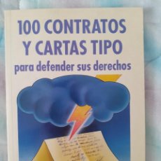 Libros: 100 CONTRATOS Y CARTAS TIPO (PARA DEFENDER TUS DERECHOS) OCU COMPRA MAESTRA. Lote 339149533