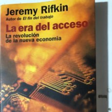 Libros: LA ERA DEL ACCESO. JEREMY RIFKIN. Lote 339871153