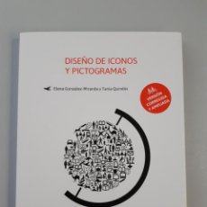 Libros: DISEÑO DE ICONOS Y PICTORAMAS ELENA GONZALEZ MIRANDA TANIA QUINDOS MARKETING PUBLICIDAD. Lote 362908695