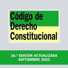 Libros: CÓDIGO DE DERECHO CONSTITUCIONAL - EDITORIAL TECNOS. Lote 363465940