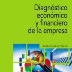 Libros: DIAGNÓSTICO ECONÓMICO Y FINANCIERO DE LA EMPRESA - GONZÁLEZ PASCUAL, JULIÁN. Lote 364593106