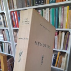 Livres: DERECHO. MEMORIAS. JUAN MONEVA Y PUJOL, ZARAGOZA, 1952.. Lote 367560029