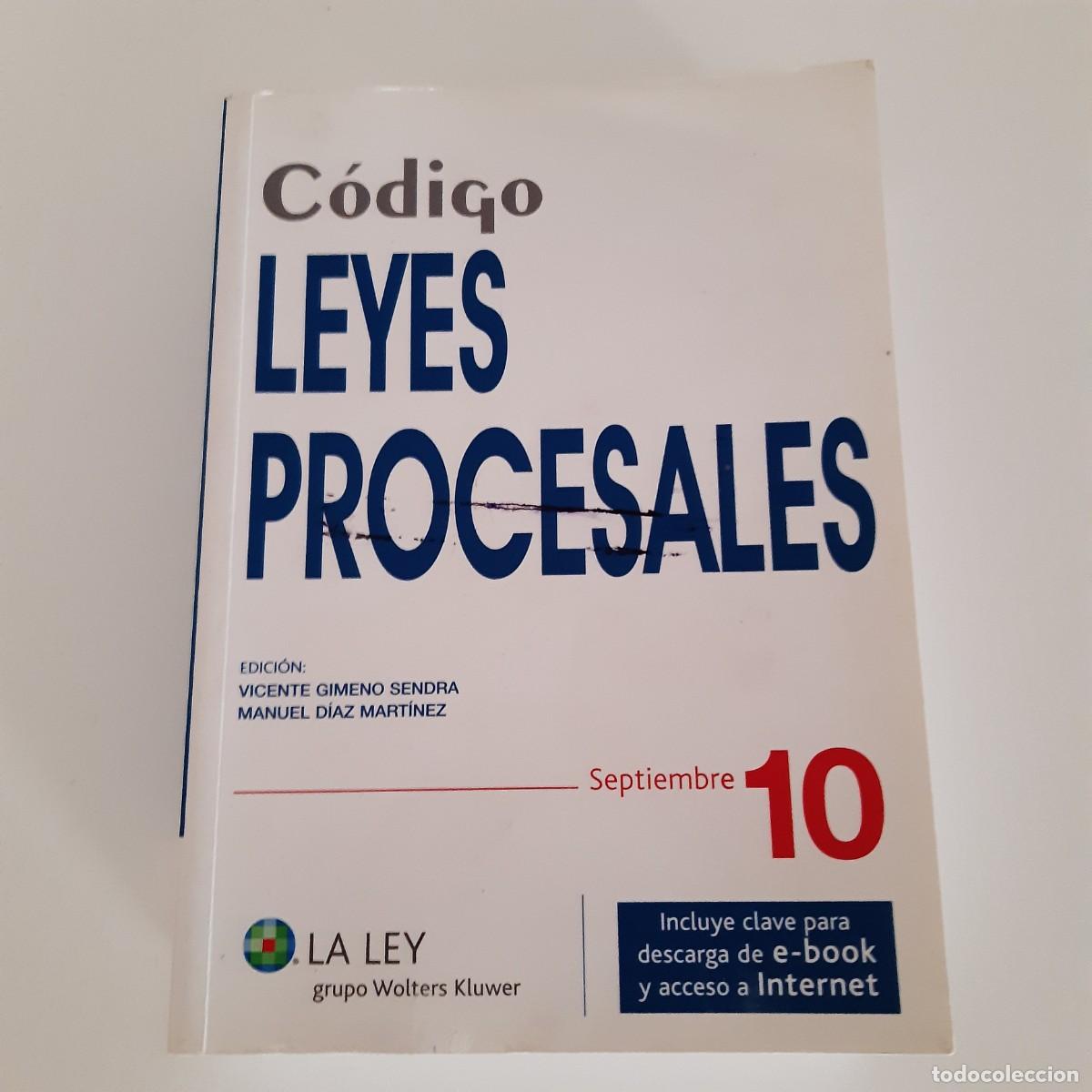 Libros: CODIGO DE LEYES PROCESALES. EDITORIAL LA LEY. - Foto 1