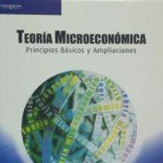 Libros: TEORÍA MICROECONÓMICA. PRINCIPIOS BÁSICOS Y AMPLIACIONES - NICHOLSON , WALTER. Lote 401368024