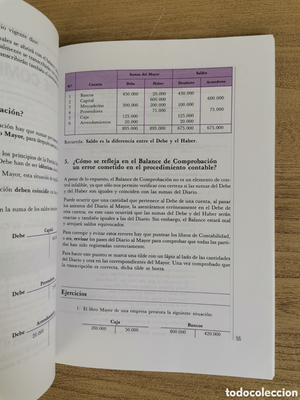 Libros: Libro Contabilidad 1. Edit. Edeb&eacute;. Sin uso - Foto 3