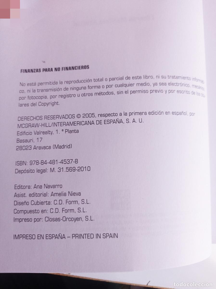 Libros: FINANZAS PARA DIRECTIVOS EDUARDO MARTINEZ ABASCAL - Foto 4