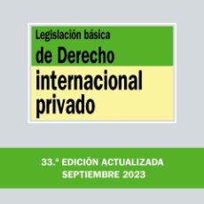 Libros: LEGISLACION BASICA DE DERECHO INTERNACIONAL PRIVADO 33 ED - AA.VV