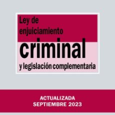 Libros: LEY ENJUICIAMIENTO CRIMINAL Y LEGISLACION COMPLEMENTARIA 40 - AA.VV
