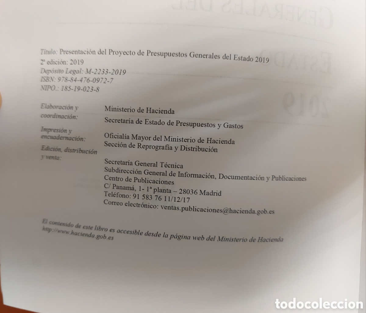 Libros: Presentaci&oacute;n del proyecto de PGE 2019 - Foto 4