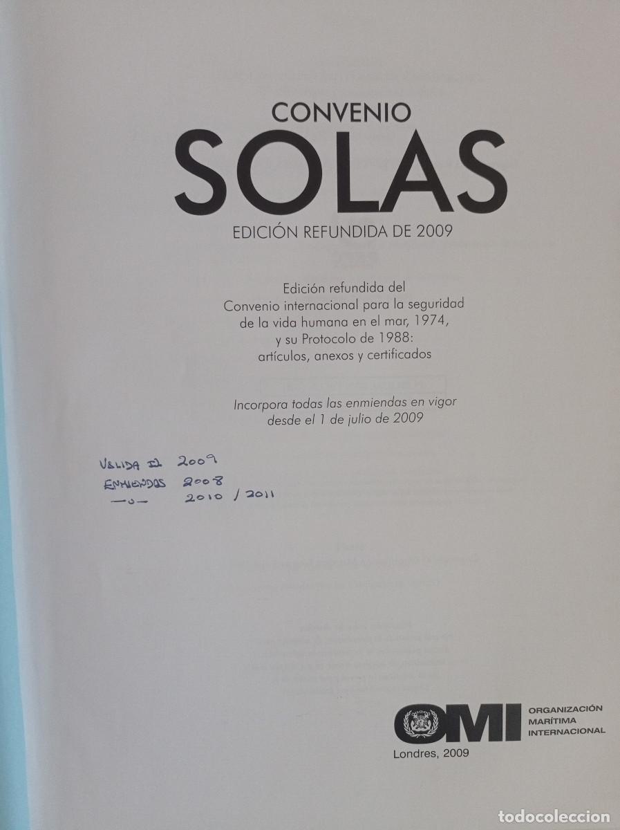 Libros: CONVENIO SOLAS EDICI&Oacute;N REFUNDIDA DE 2009 - Foto 3