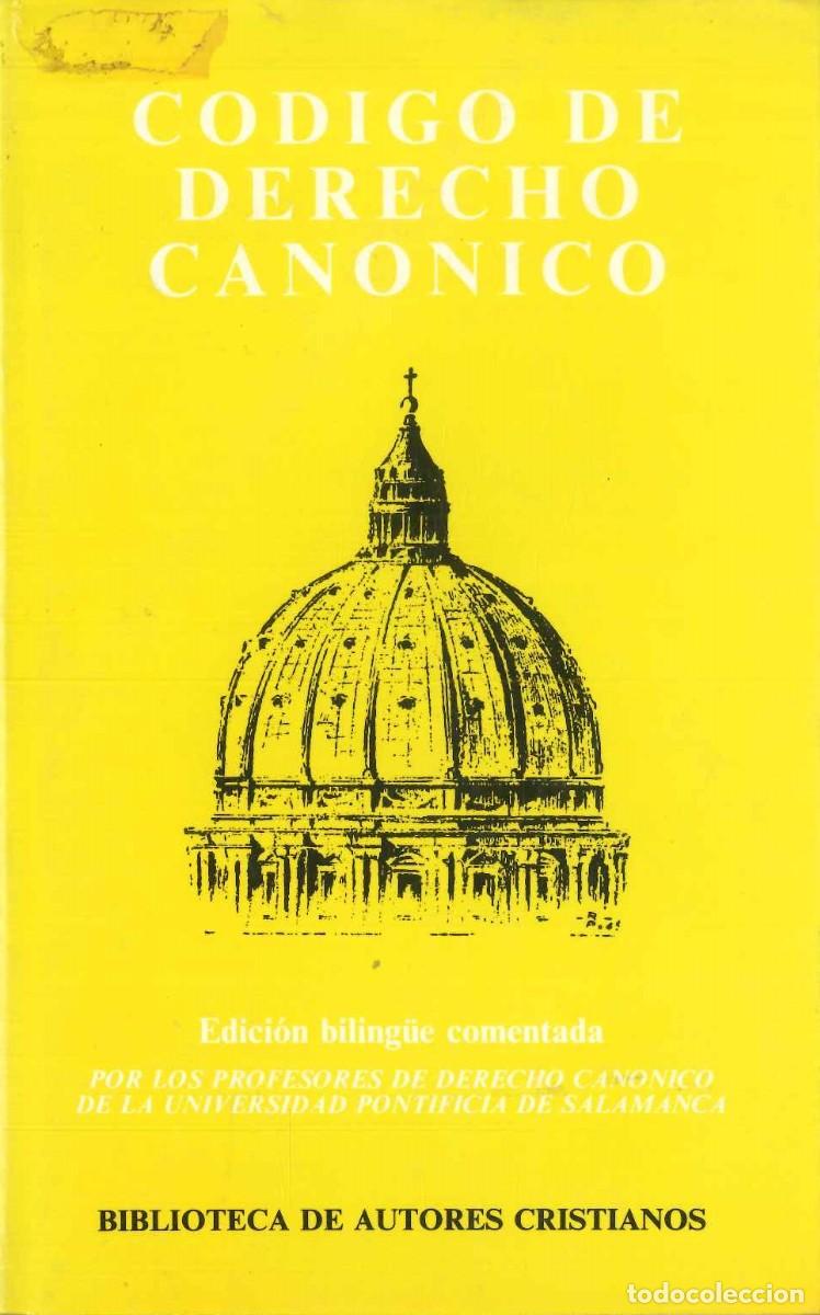 Libros: C&Oacute;DIGO DE DERECHO CAN&Oacute;NICO EDICI&Oacute;N BILING&Uuml;E COMENTADA - Foto 1