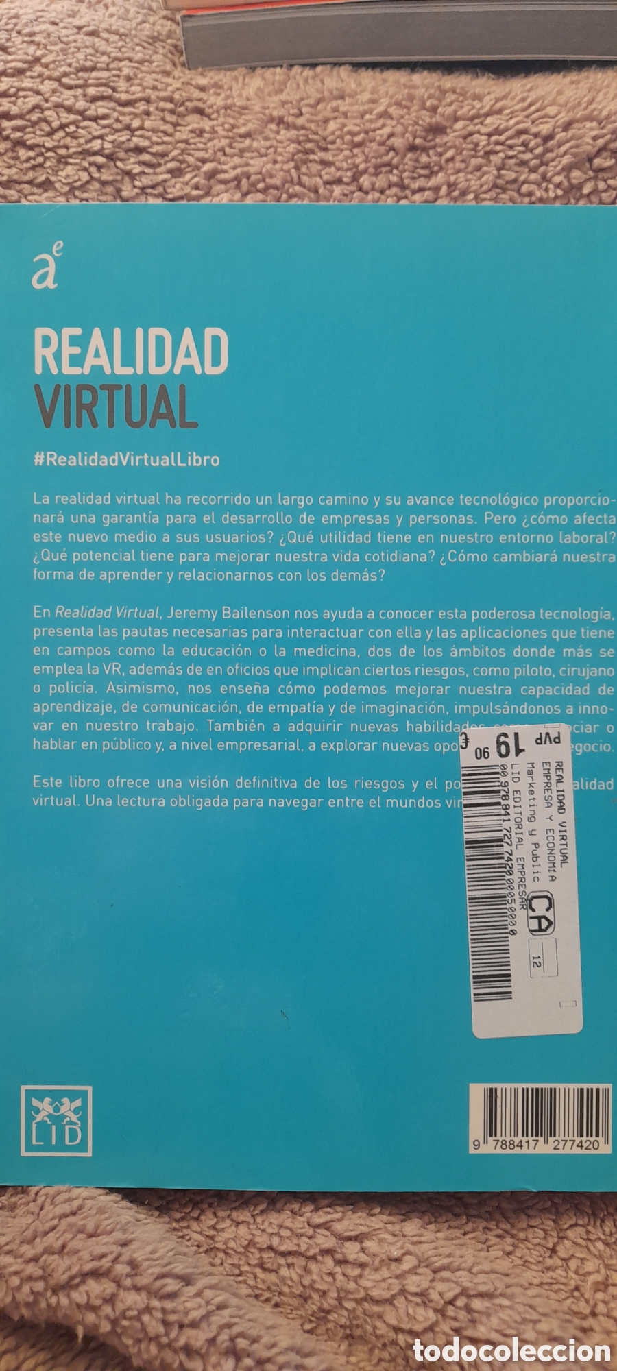 Libros: Realidad virtual. Jeremy Bailenson - Foto 2