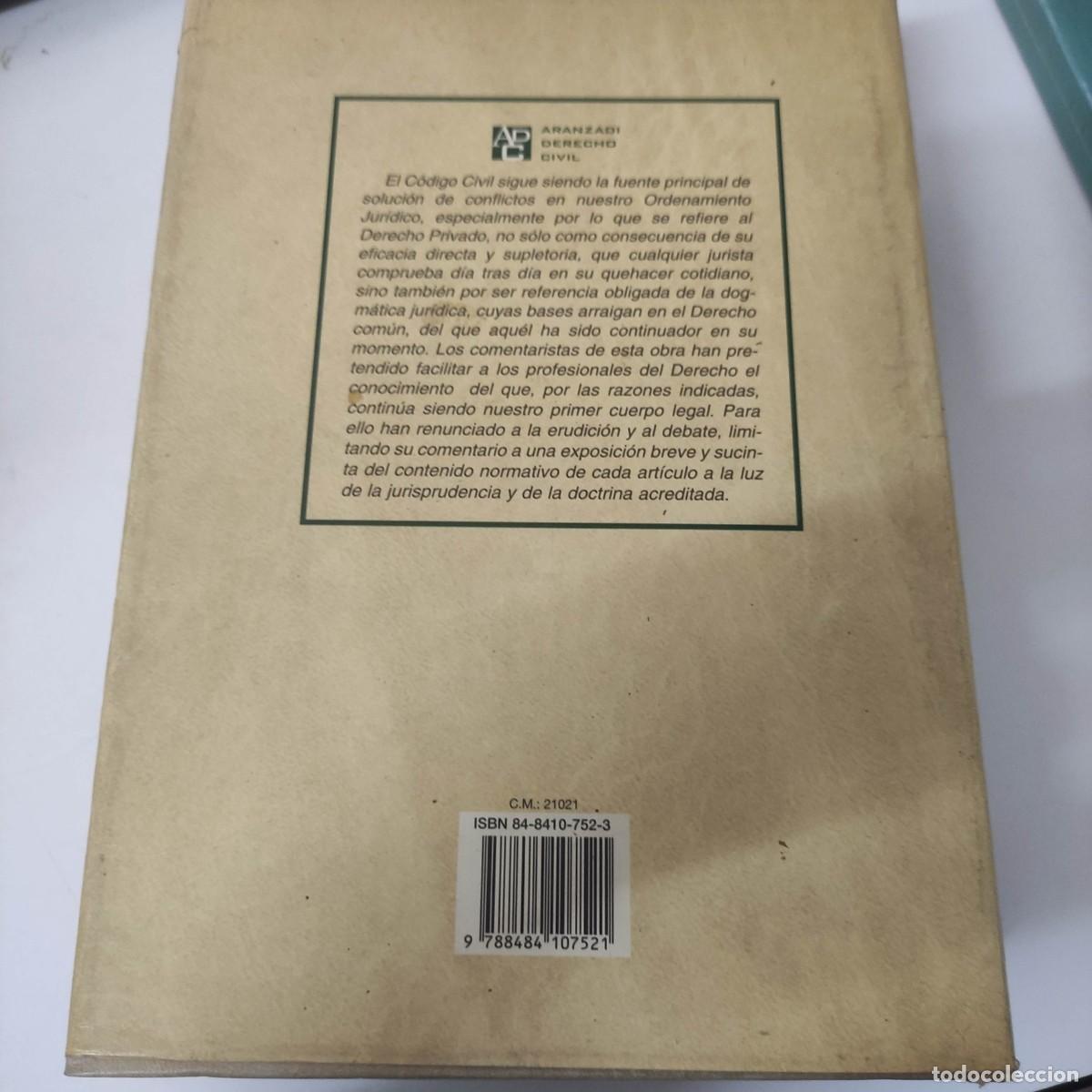 Libros: Comentarios al C&oacute;digo Civil - Rodrigo Bercovitz Rodr&iacute;guez-Cano - Foto 3