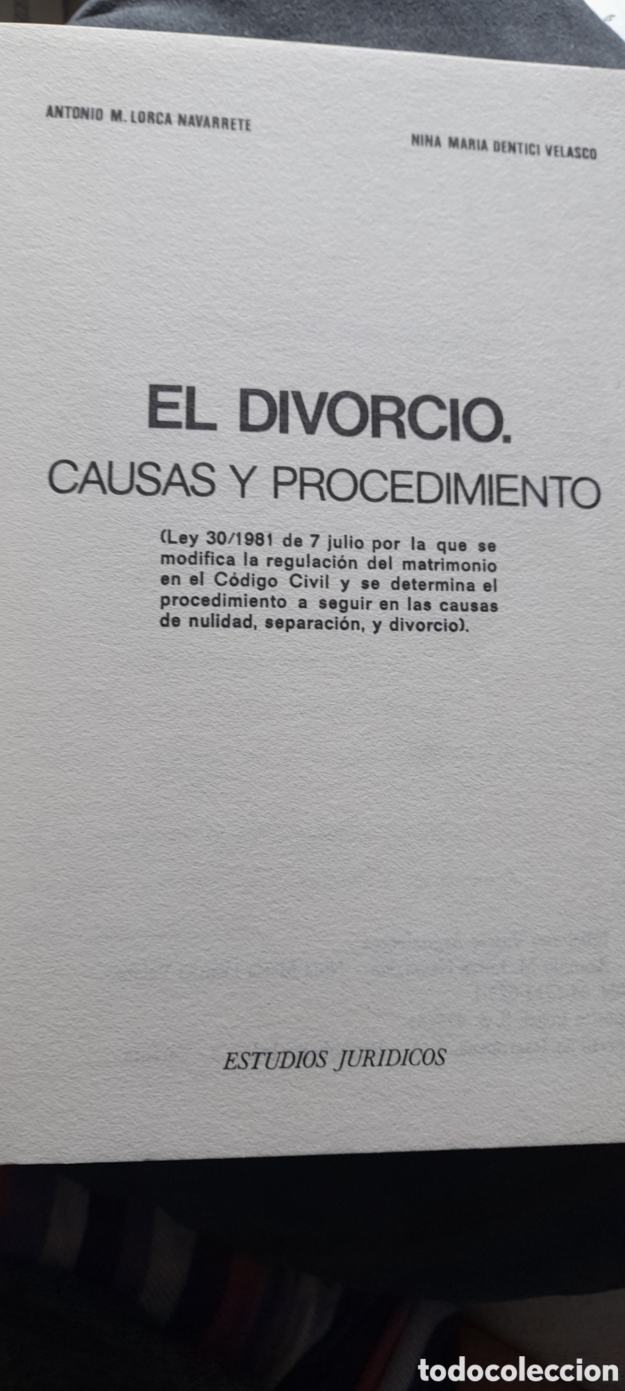 Libros: El divorcio. Causas y procedimiento - Foto 3