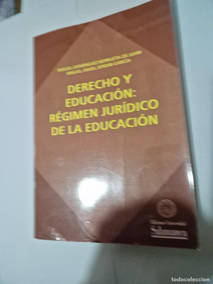 Libros: Derecho y educaci&oacute;n: R&eacute;gimen jur&iacute;dico de la educaci&oacute;n