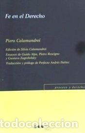 Libros: Fe en el Derecho - Calamandrei, Piero (1889-1956)