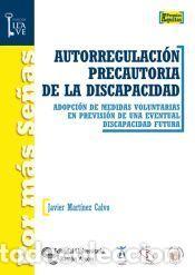 Libros: Autorregulaci&oacute;n precautoria de la discapacidad - Mart&iacute;nez Calvo, Javier