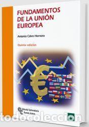 Libros: Fundamentos de la Uni&oacute;n Europea - Calvo Hornero, Antonia