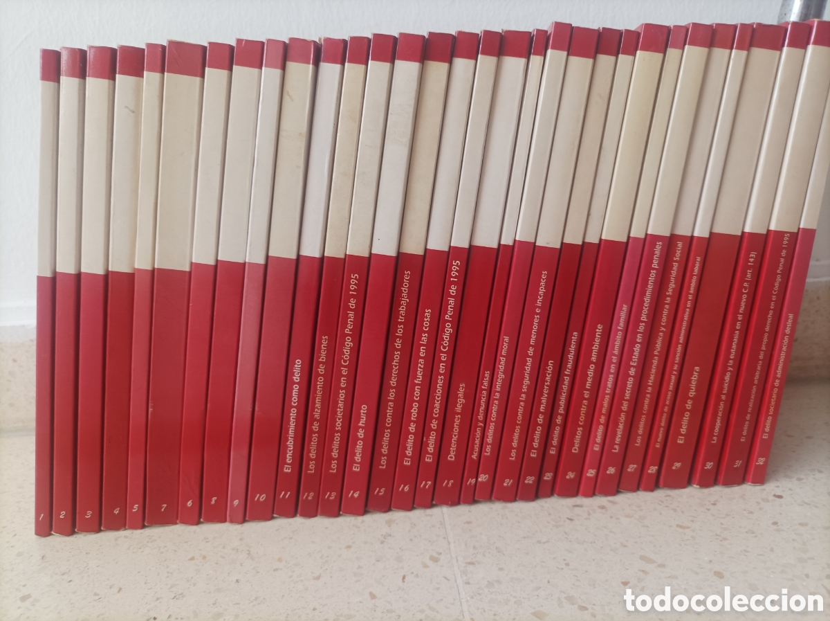 Libros: Colecci&oacute;n &rdquo;Los Delitos&rdquo; n&ordm; 1 al 27 &mdash; Editorial Tirant lo Blanch