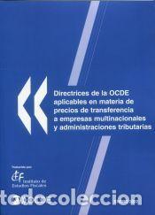 Libros: Directrices de la OCDE aplicables en materia de precios de transferencia a empresas multinacionales