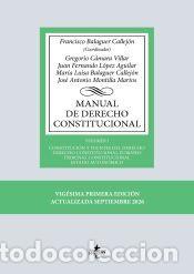 Libros: Manual de Derecho Constitucional - Montilla Martos, Jos&eacute; Antonio; Balaguer Callej&oacute;n, Mar&iacute;a Luisa;