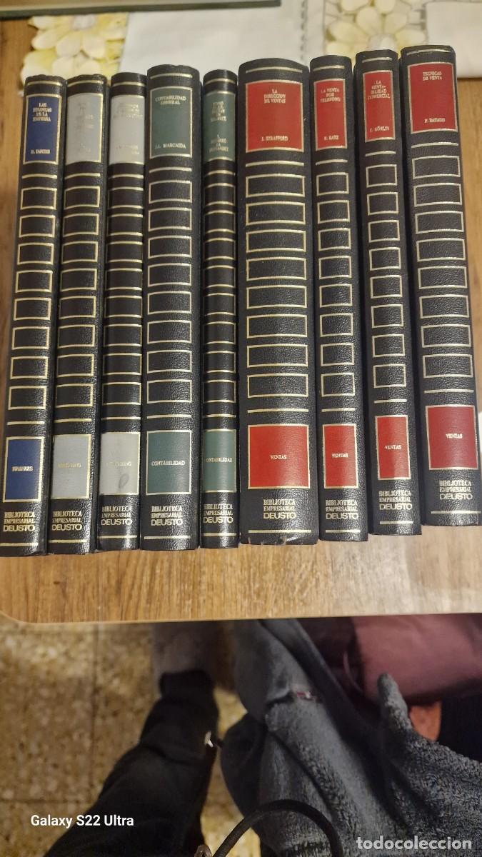 Libros: Biblioteca Empresarial Deusto 9 tomos nuevos sin usar