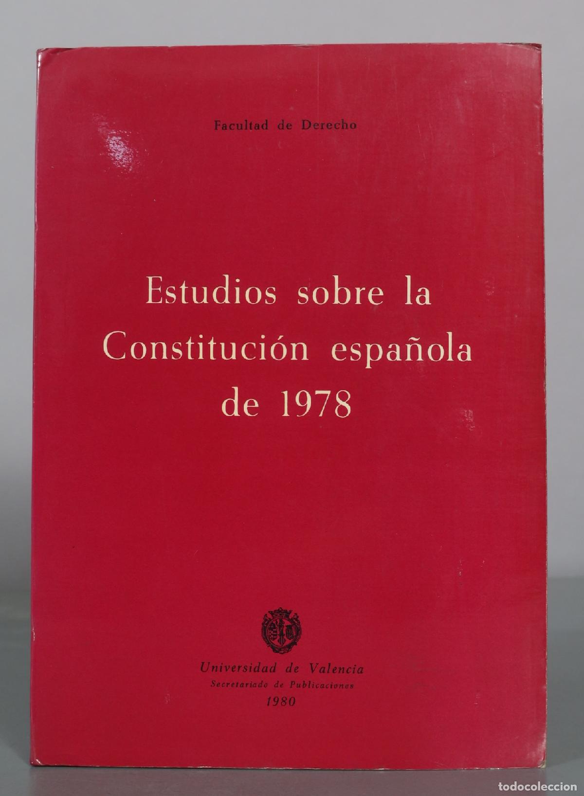 Libros: Estudios sobre la Constitucion espa&ntilde;ola - Facultad de Derecho - Universidad de Valencia