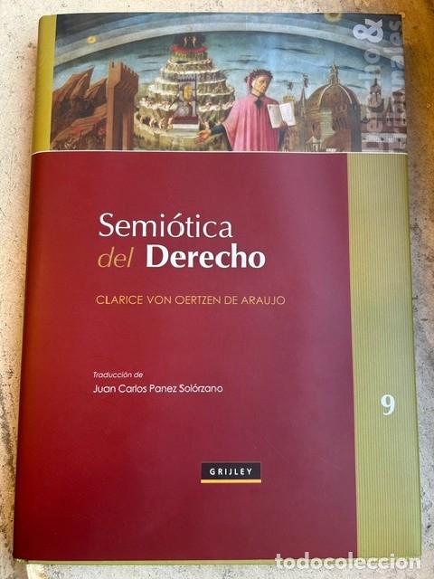Libros: Semi&oacute;tica del Derecho -Clarice Von Oertzen-