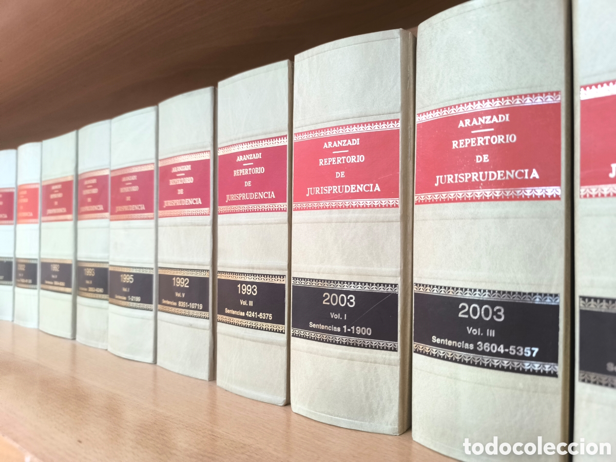 Libros: ARANZADI 120 tomos 80's a 00's