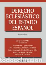 Libros: Derecho eclesi&aacute;stico del estado espa&ntilde;ol - Viladrich Bataller, Pedro Juan; Valero Estarellas, Mar&iacute;a