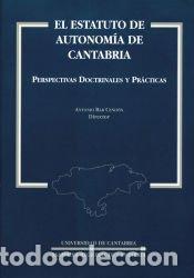 Libros: El Estatuto de autonom&iacute;a de Cantabria - Bar Cend&oacute;n, Antonio