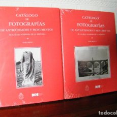 Libros: CATÁLOGO DE FOTOGRAFÍAS DE ANTIGÜEDADES Y MONUMENTOS DE LA REAL ACADEMIA DE LA HISTORIA (II VOL.). Lote 344805643