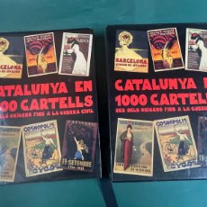 Libros: CATALUNYA EN 1000 CARTELLS POSTERMIL BARCELONA 1’EDICIO 1994. Lote 362042545