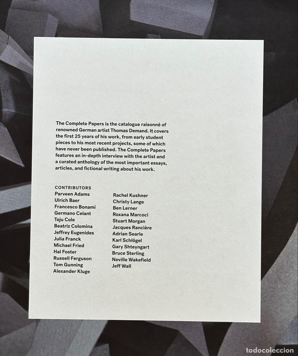 Libros: The Complete Papers. Thomas Demand - Foto 2