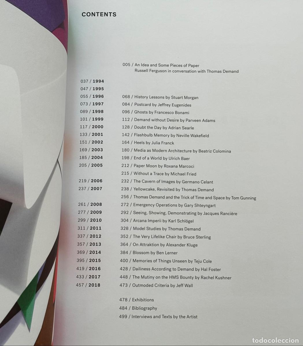 Libros: The Complete Papers. Thomas Demand - Foto 4